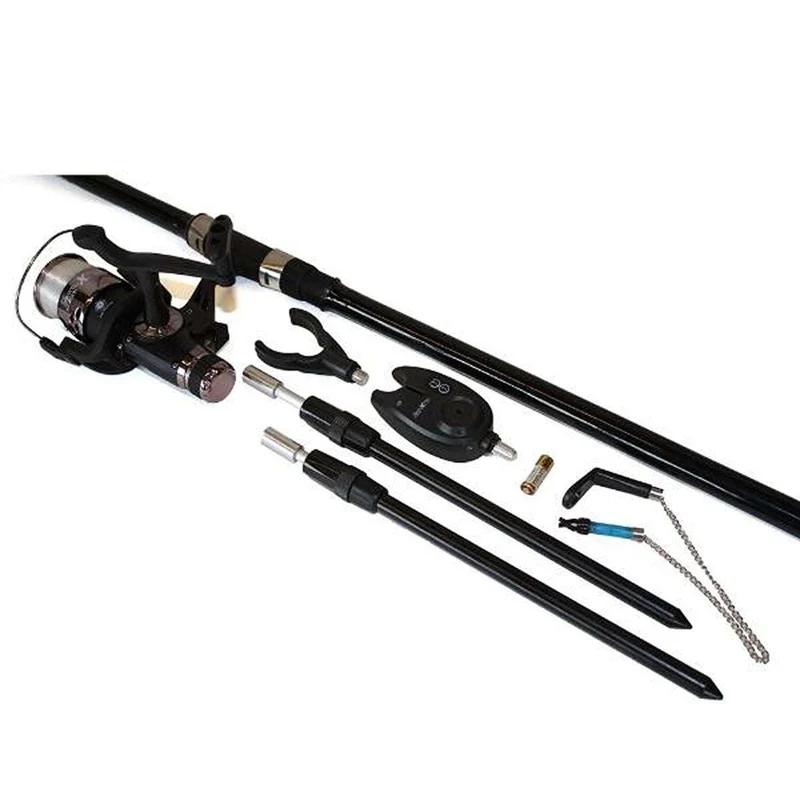 FISH-XPRO Carp Pro Set – Karpfen Angelset mit 1 Rute, Rolle & Zubehör