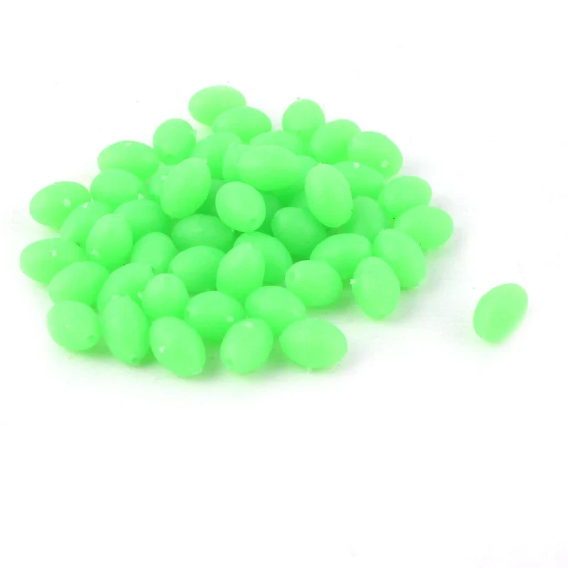 Leuchtperlen Grün 5x8 mm 25 Stück