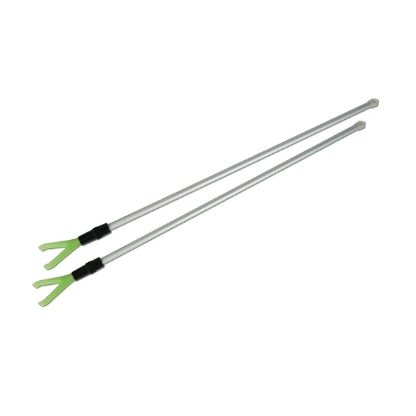 Teleskopischer Rutenhalter Set Grün 75-110cm (2 Stück)