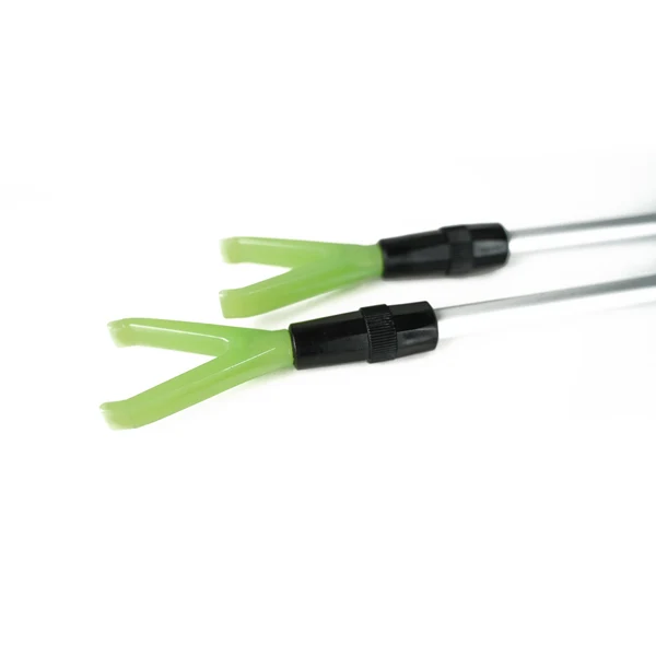 Teleskopischer Rutenhalter Set Grün 75-110cm (2 Stück)