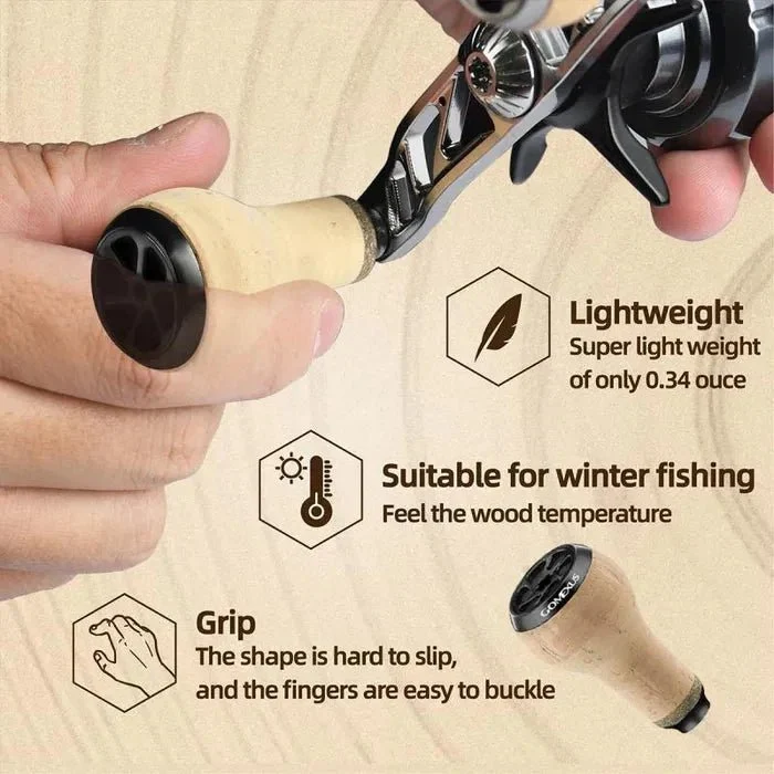 Gomexus Crank 100mm Handle mit 27 mm Kork Knobs