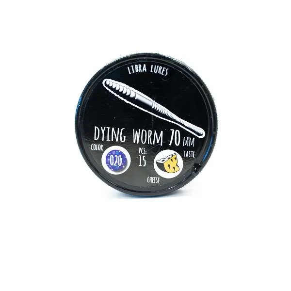 Libra Lures Dying Worm 7 cm | 15 Stk