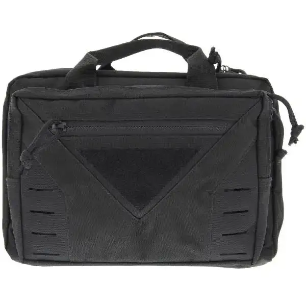 Pistolentasche Lasercut Front schwarz