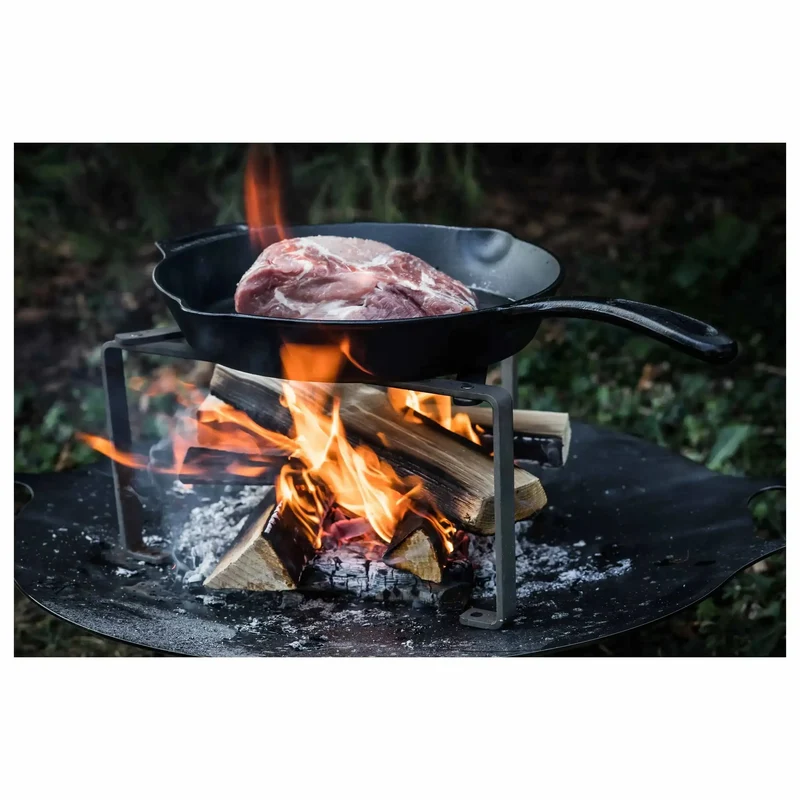 Feuerpfanne fp35 mit Stiel schwarz
