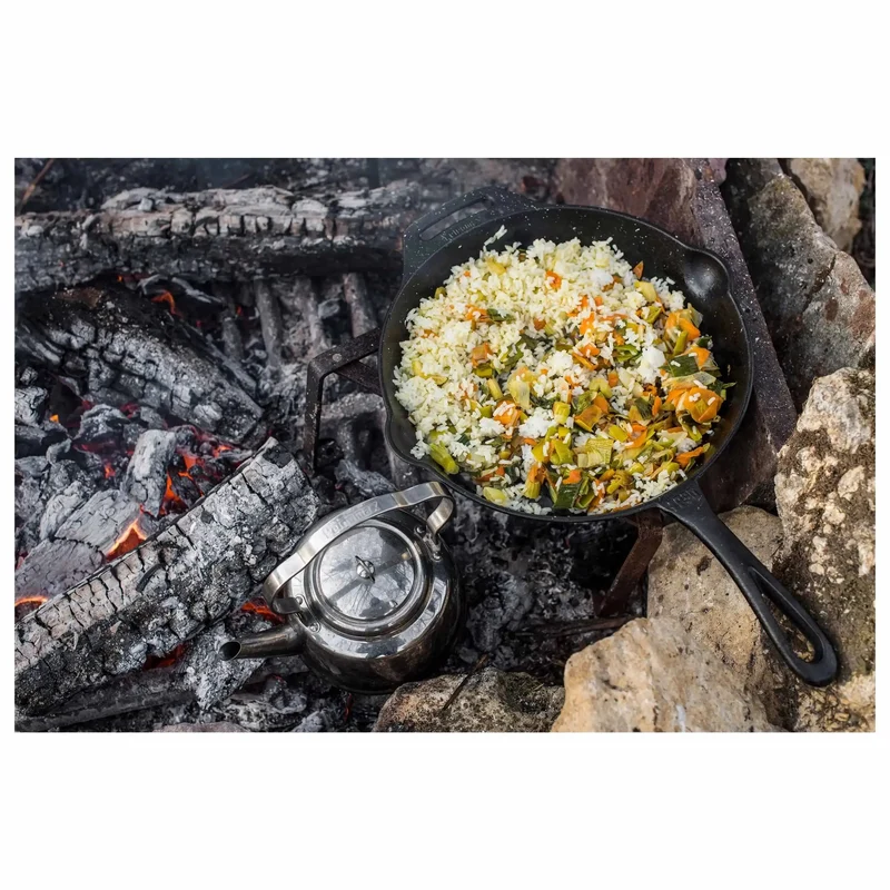 Feuerpfanne fp30 mit Stiel schwarz