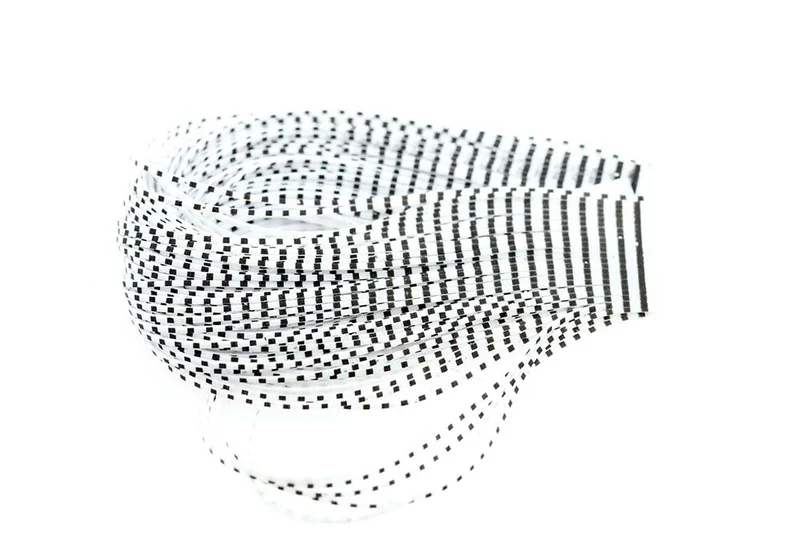 Sili Legs NYMPH - Gebändert Weiß