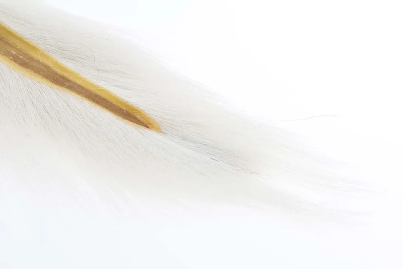 Bucktail Large - Naturweiß