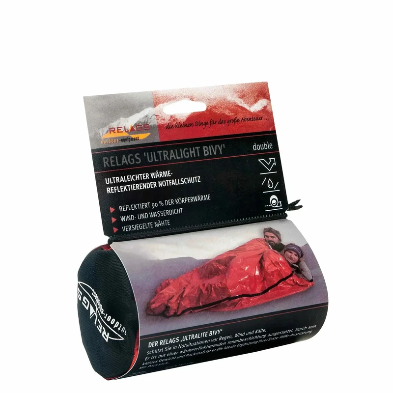 Rettungsdecke Ultralite Bivy Double orange