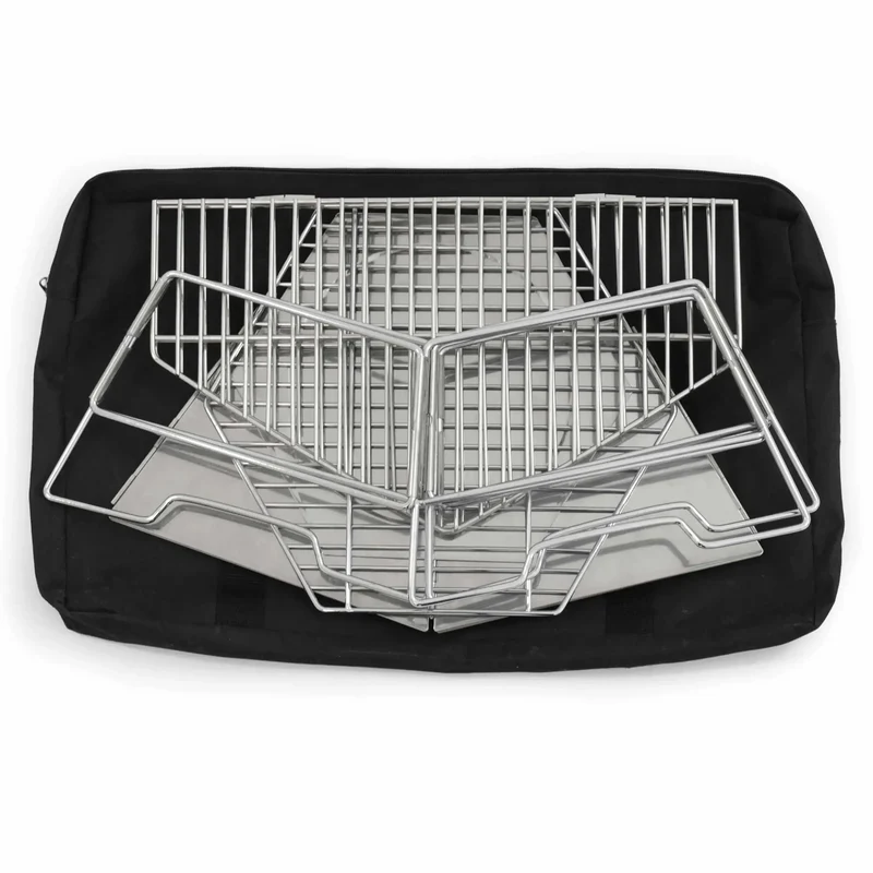 Feuerschale und Grill Hexagon