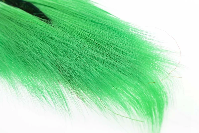 Bucktail-Stücke - Fl. Grün