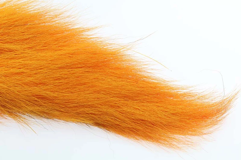 Bucktail-Stücke - Fl. Orange