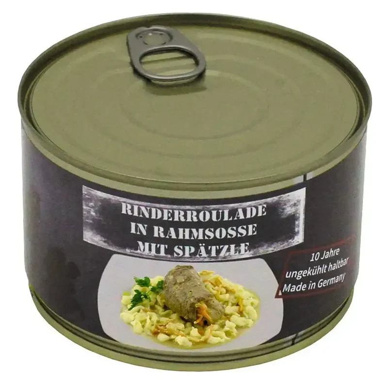 Vollkonserve Rinderroulade mit Spätzle 400 g