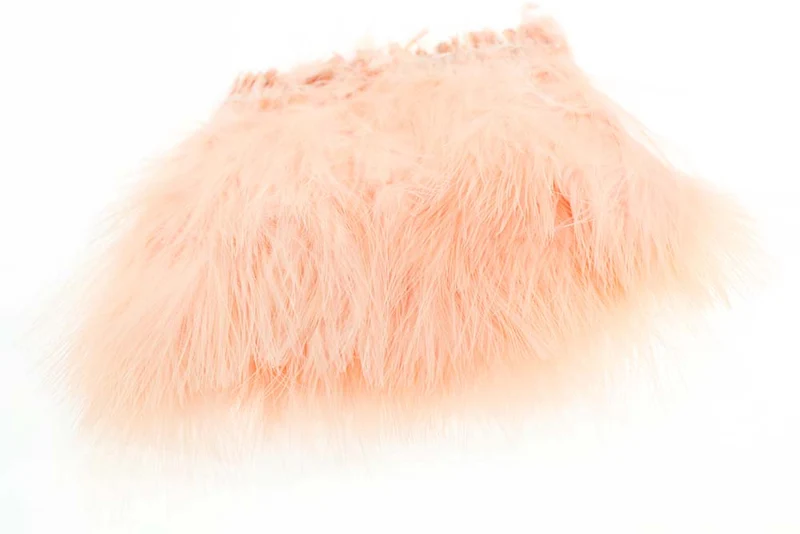 String/Blood Quill Marabou - Peach