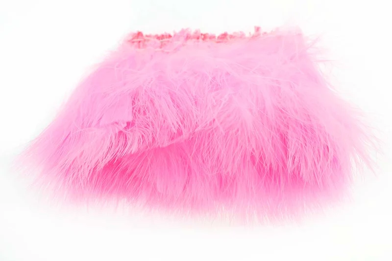 Marabu mit Schnur-/Blutfeder - Rosa