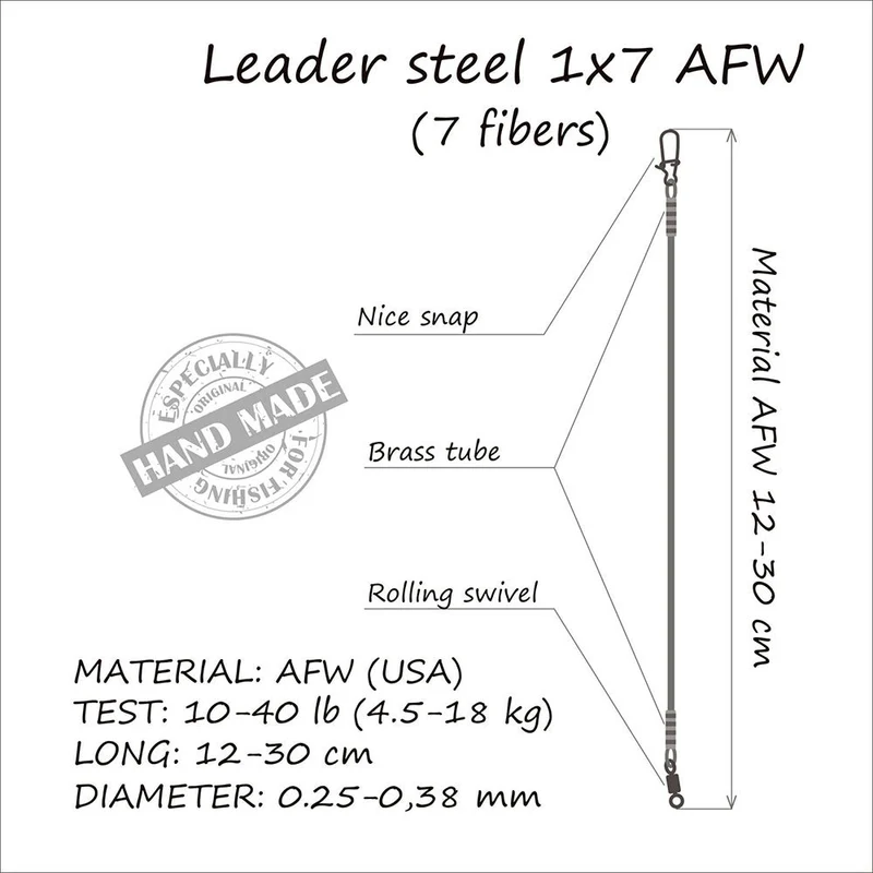 1x7 Steel Leader