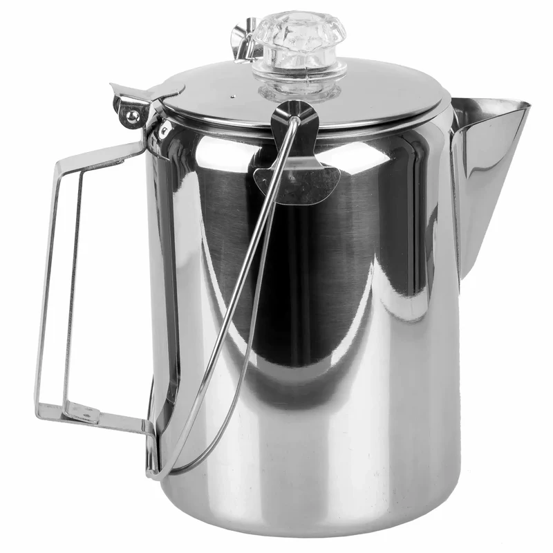 Kaffekanne mit Perkolator Edelstahl