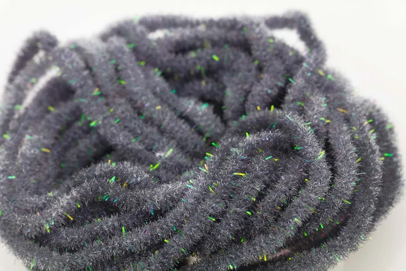 Crystal Antron Chenille - Hellbraun