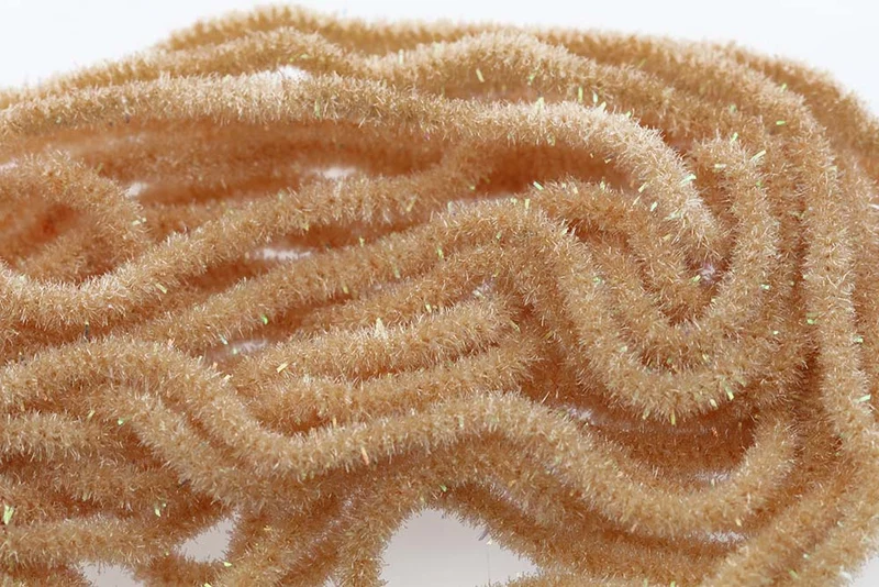 Crystal Antron Chenille - Hellbraun