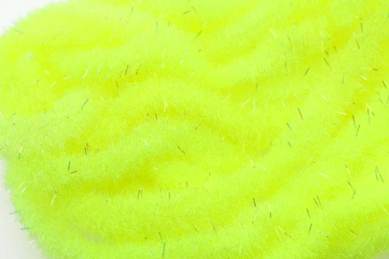 Crystal Antron Chenille - Fluoreszierendes Grün