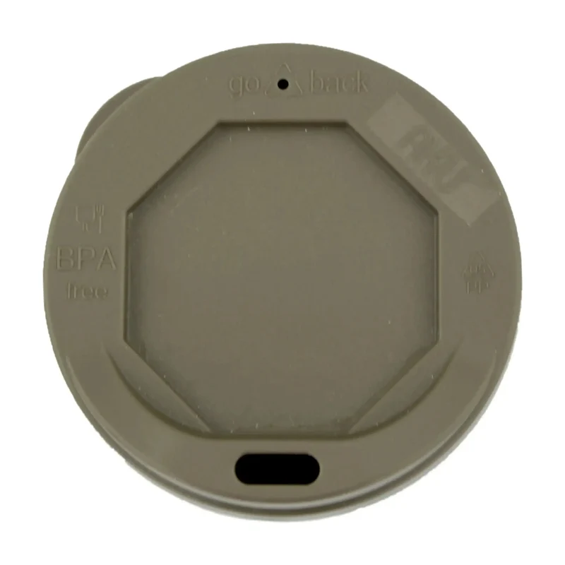 Kaffeebecher Mehrweg 300 ml grau braun