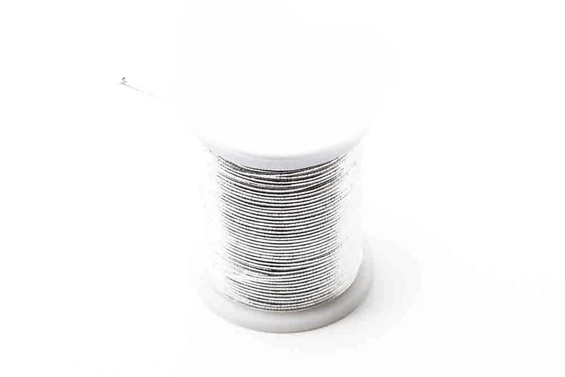 UTC Französisches Lametta Oval Silber - L