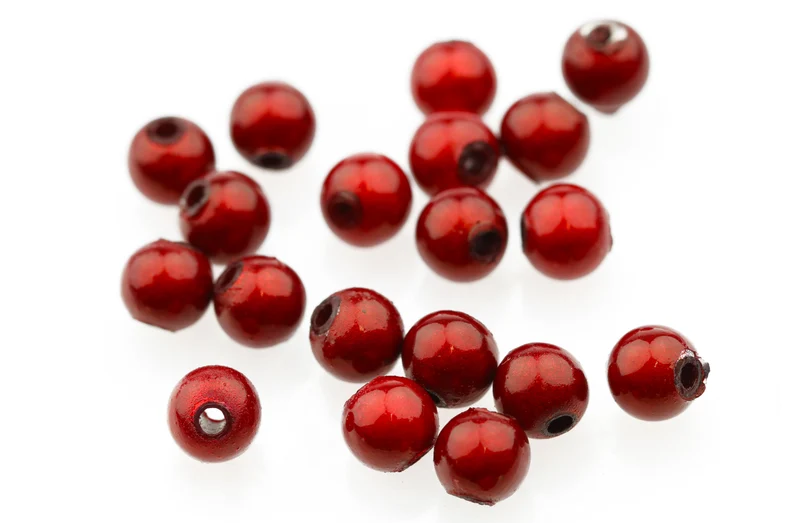 Proeye 3D Poly Beads 6mm - Rot
