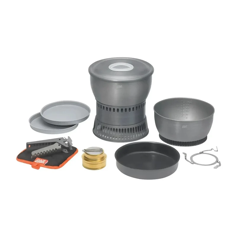 Spiritus Kochset Aluminium hartanodisiert