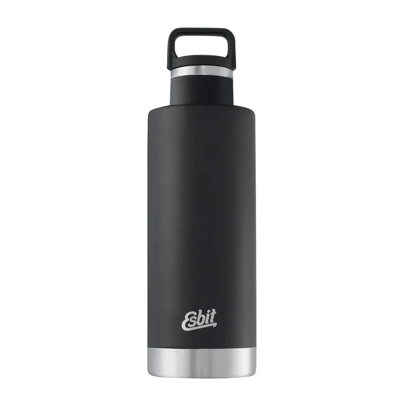 Isolierflasche Sculptor Standard Mouth 1 L schwarz