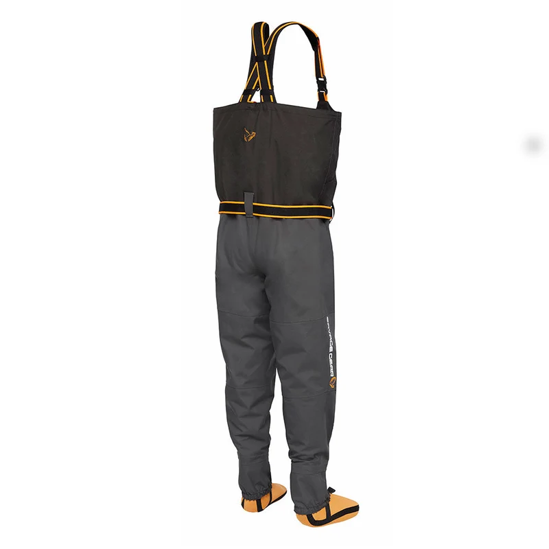 SG8 Chest Zip Wader (Grey Black)