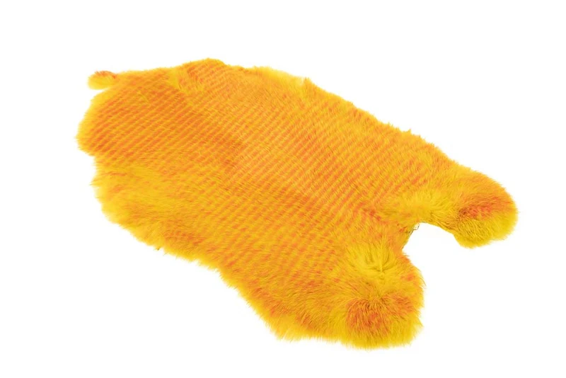 Ganzes Kaninchen - Gelb gestreift Orange