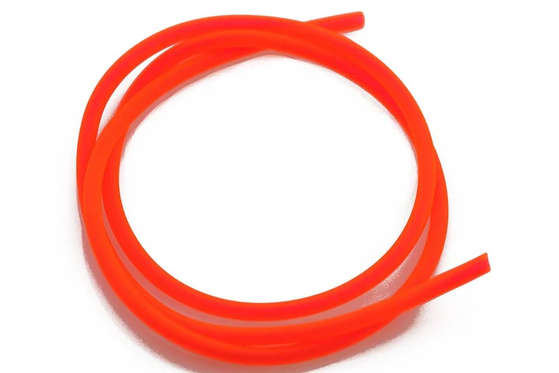 Silikonschlauch-Tubefly-Hakenführung – Fluoro-Orange