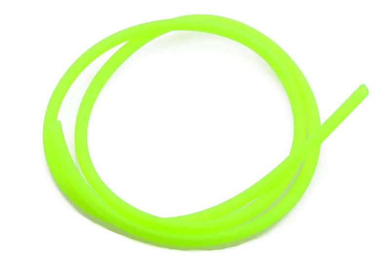 Silikonschlauch-Tubefly-Hakenführung – Fluoreszierend Gelb