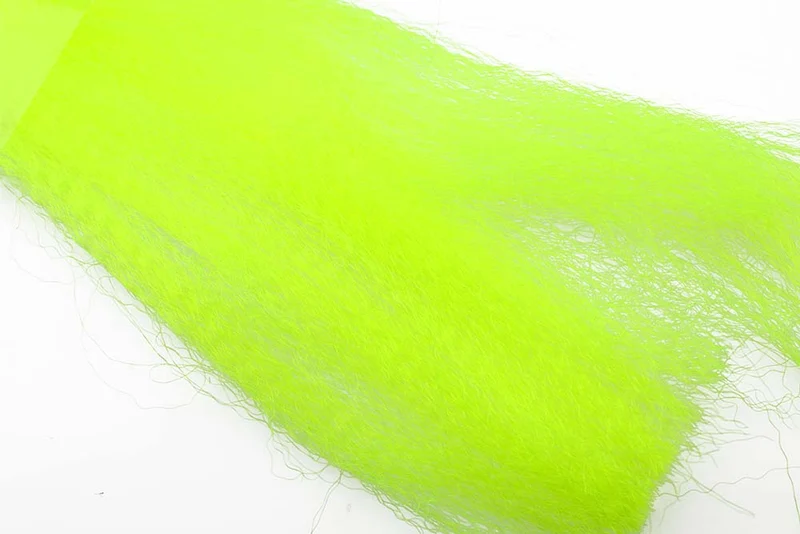 Litzenförmige, flauschige Glasfaser – 9032 Neongelb