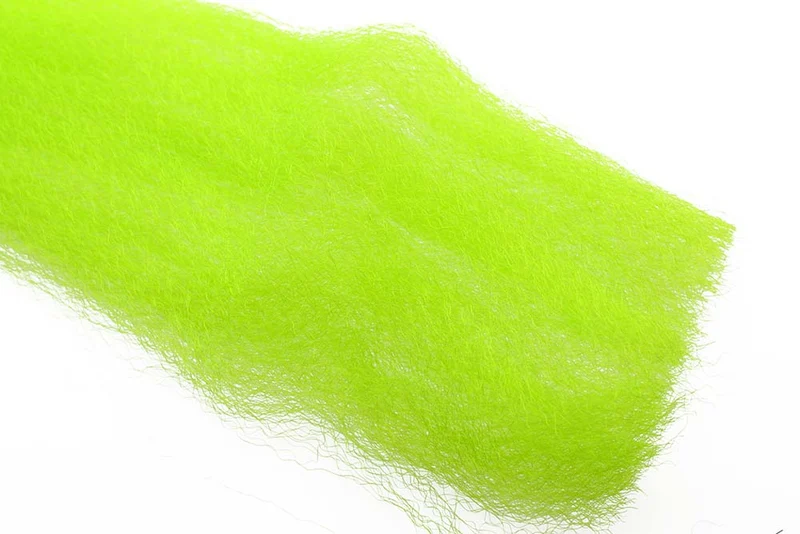 Litzenförmige, flauschige Glasfaser - 9031 Chartreuse