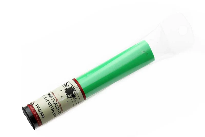 Gummi-Blitzfolie – Fluoreszierend, Chartreuse