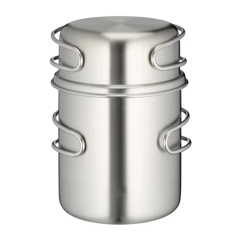 Edelstahlbecher Handle Mug Set 600 ml