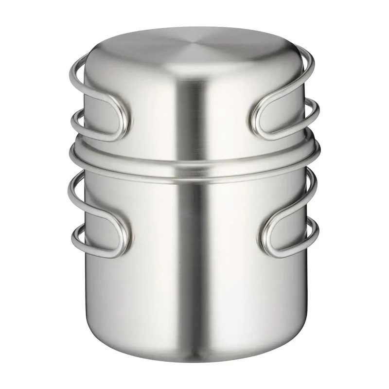 Edelstahlbecher Handle Mug Set 500 ml