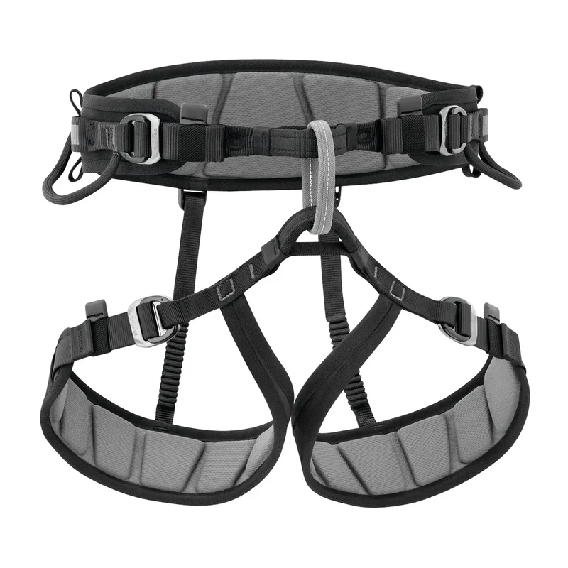 Klettergurt Falcon Mountain schwarz grau