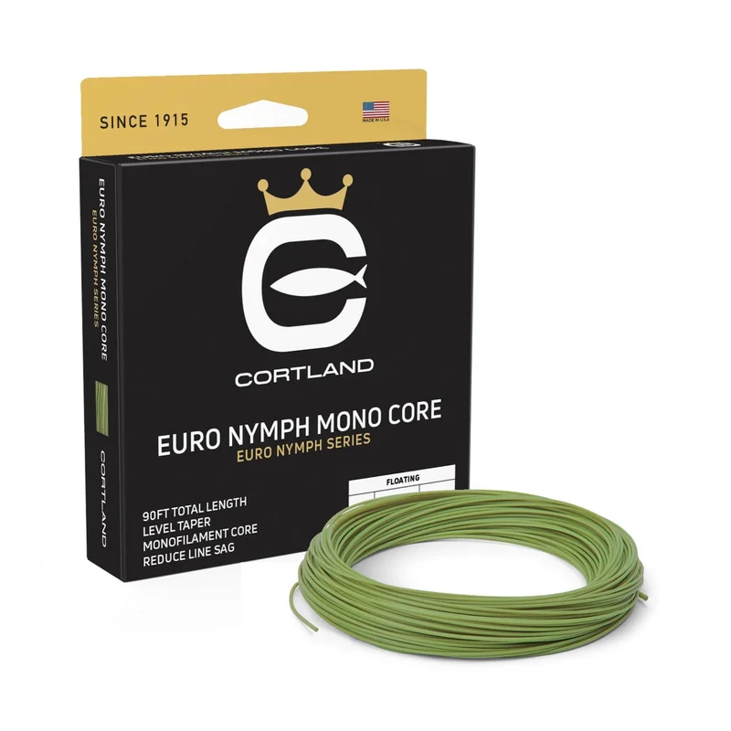 Cortland Euro Nymph - Skydeline-Linie zum Ufer