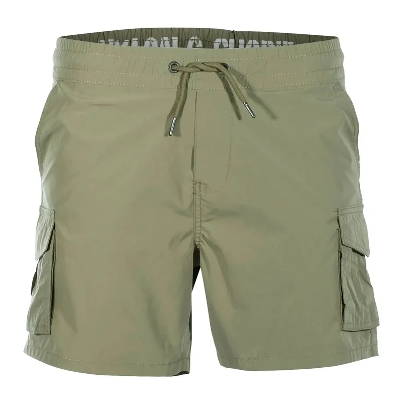 Short Nylon Cargo Jogger Short