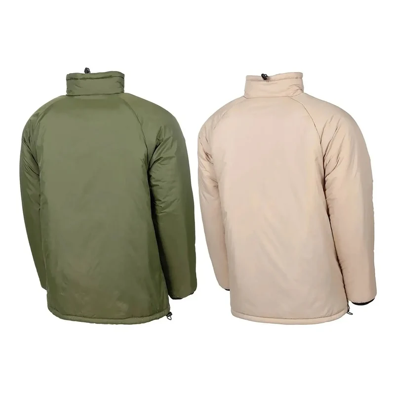 Britische Thermojacke wendbar oliv khaki
