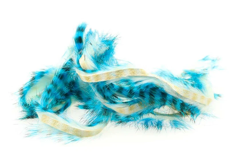Tigerstreifenkaninchen – Blau/Schwarz über Weiß