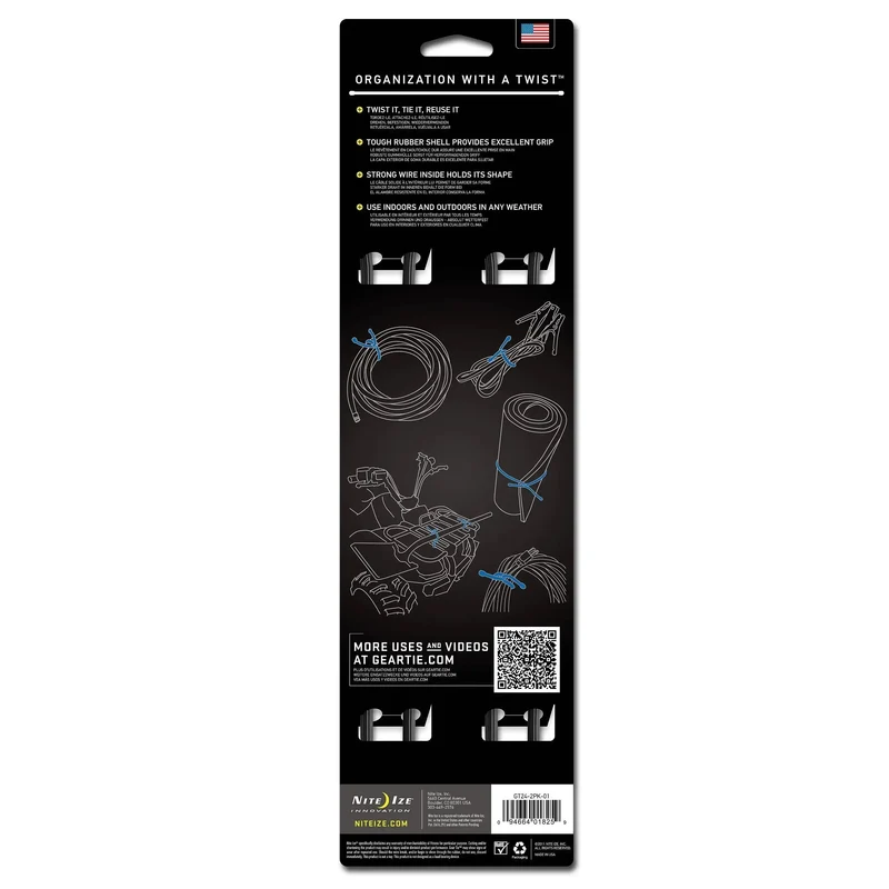 Gear Tie Original Gr.24 schwarz 2er Pack