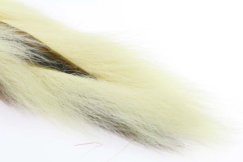 Bucktail-Stücke - Creme