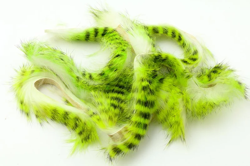 Micro Pulsator Rabbit Strips – Schwarz-weiß gestreift (Chartreuse/Weiß)
