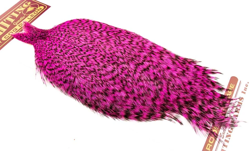 Whiting Coq de leon Cape - Grizzly Dyed Pink
