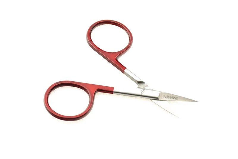 Schere gerade 4" Wolframkarbid - Rot