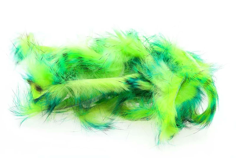 Micro Pulsator Kaninchenstreifen - Schwarzgebänderter Mahi-Mahi Grün/Chartreuse