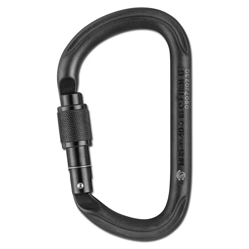 Karabiner Vulcan Screw Lock schwarz