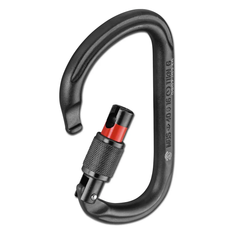 Karabiner Vulcan Screw Lock schwarz